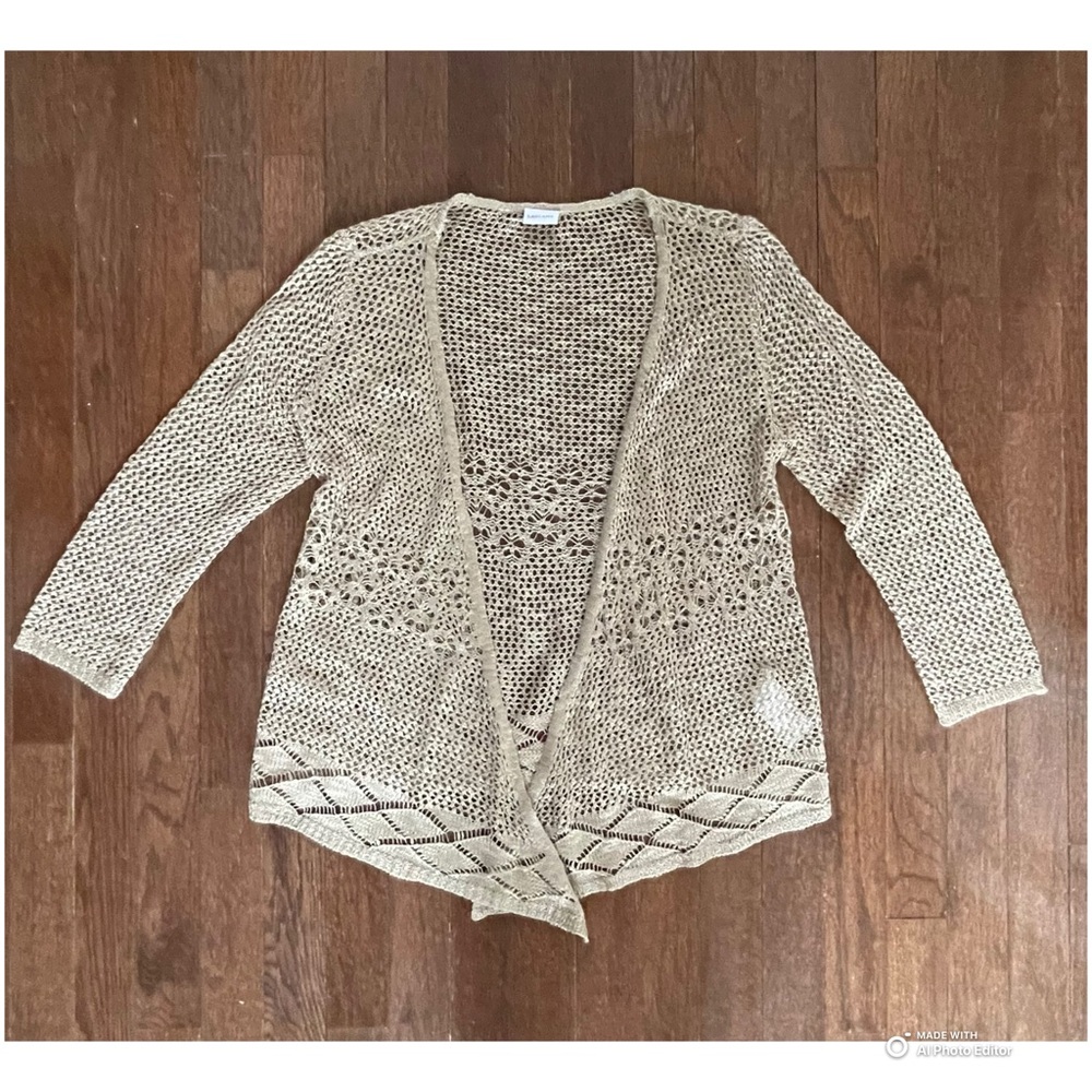 Lascana Knit Cardigan with Tie-Front - Picture 3 of 8
